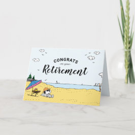 Erdnüsse | Snoopy-Glückwünsche für Ihre Rente Karte