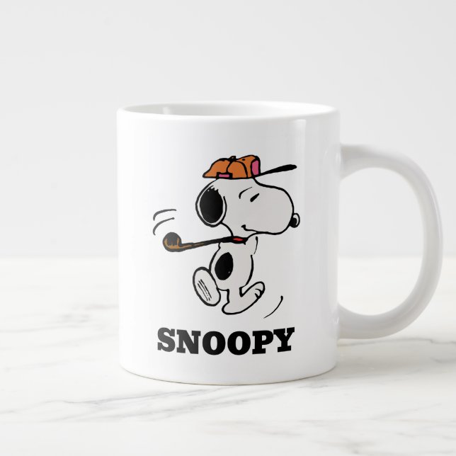Erdnüsse | Snoopy Golf Swing Jumbo-Tasse (Rechts)