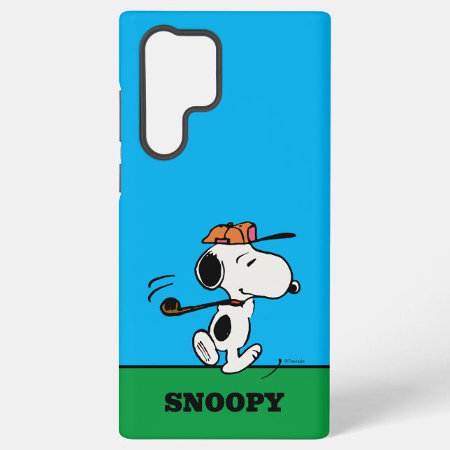 Erdnüsse | Snoopy Golf Swing Samsung Galaxy Hülle (Rückseite)
