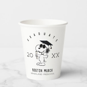 Erdnüsse   Snoopy Graduate Pappbecher