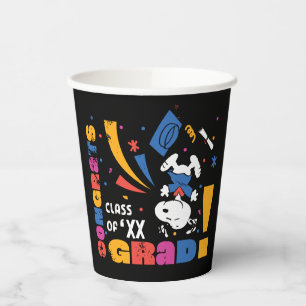 Erdnüsse Snoopy Gratuliere Absolvent Abschluss Kon Pappbecher