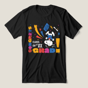 Erdnüsse Snoopy Gratuliere Absolvent Abschluss Kon Tri-Blend Shirt