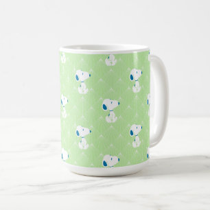 Erdnüsse Snoopy Green Deco Dreams Muster Kaffeetasse