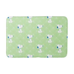Erdnüsse Snoopy Green Deko Dreams Pattern Badematte