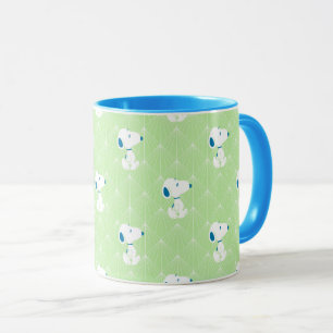 Erdnüsse   Snoopy Green Deko Dreams Pattern Tasse