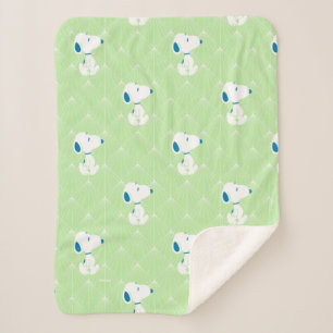 Erdnüsse   Snoopy Green Deko Dreams Sherpadecke