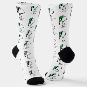 Erdnüsse Snoopy Green Snow Cap Socken