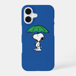 Erdnüsse   Snoopy Green Umbrella iPhone 16 Hülle