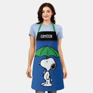 Erdnüsse   Snoopy Green Umbrella Schürze