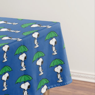 Erdnüsse Snoopy Green Umbrella Tischdecke