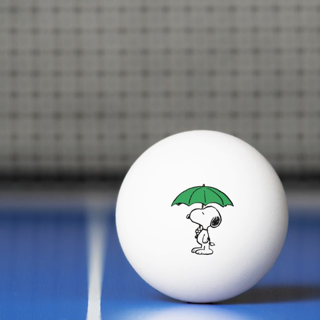 Erdnüsse | Snoopy Green Umbrella Tischtennisball (Netto)