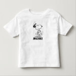 Erdnüsse | Snoopy Happy Dance Kleinkind T-shirt<br><div class="desc">Snoopy ist der liebliche Beagle von Charlie Brown im Comic-Streifen Peanuts von Charles M. Schulz. Karo aus diesem niedlichen Peanuts Design mit diesem lieblichen Hund.</div>