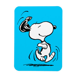Erdnüsse   Snoopy Happy Dance Magnet