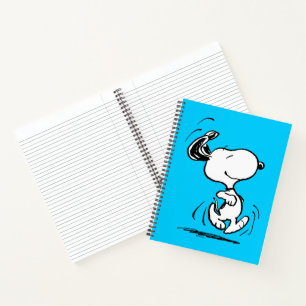 Erdnüsse   Snoopy Happy Dance Notizbuch