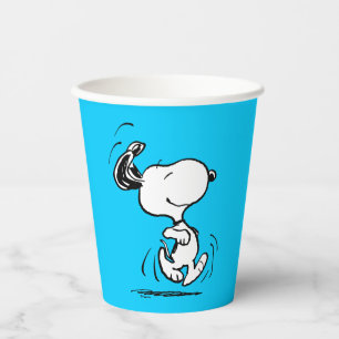 Erdnüsse Snoopy Happy Dance Pappbecher