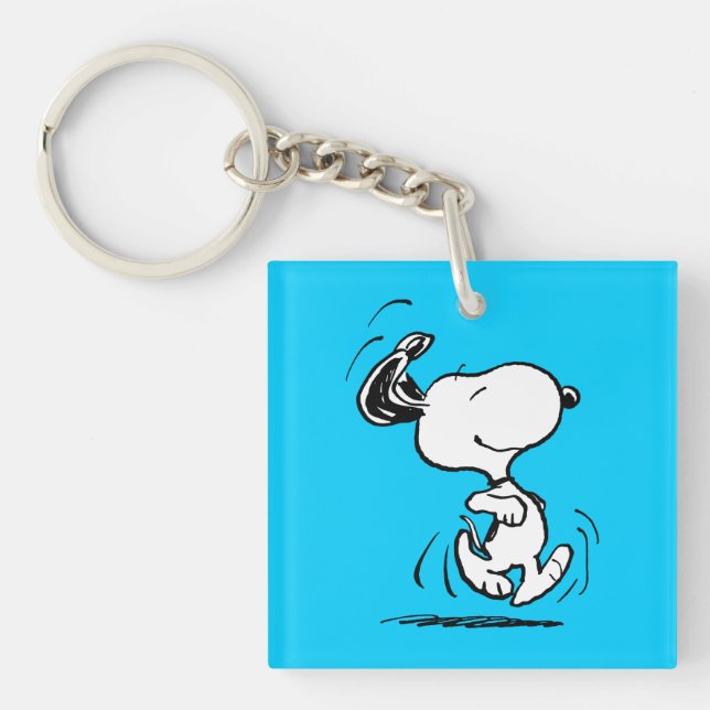 Erdnüsse | Snoopy Happy Dance Schlüsselanhänger (Vorderseite)