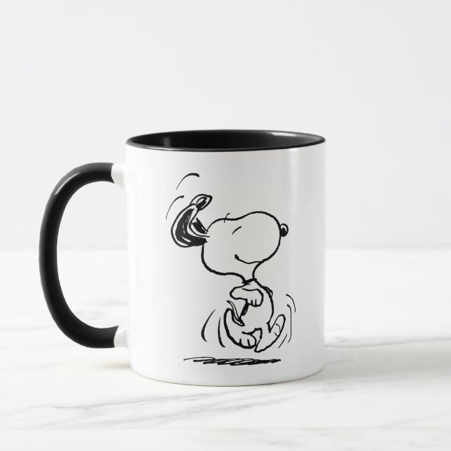 Erdnüsse | Snoopy Happy Dance Tasse (Links)
