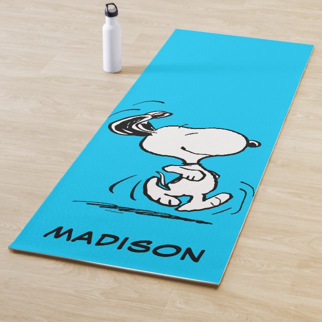 Erdnüsse | Snoopy Happy Dance Yogamatte (Beispiel)