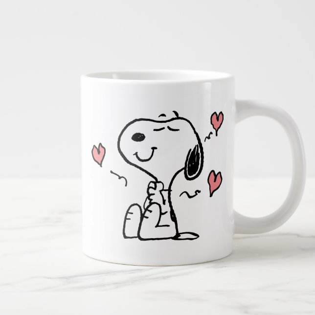 Erdnüsse | Snoopy Hearts Jumbo-Tasse (Rechts)