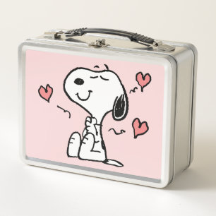 Erdnüsse   Snoopy Hearts Metall Brotdose
