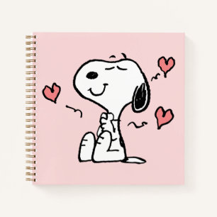 Erdnüsse   Snoopy Hearts Notizbuch