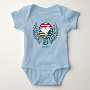 Erdnüsse   Snoopy Heraldry Baby Strampler