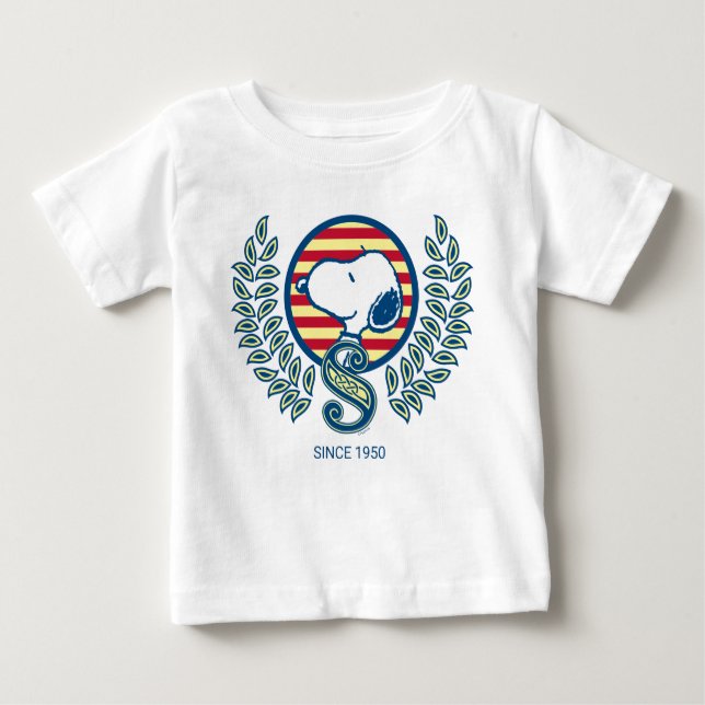 Erdnüsse | Snoopy Heraldry Baby T-shirt (Vorderseite)