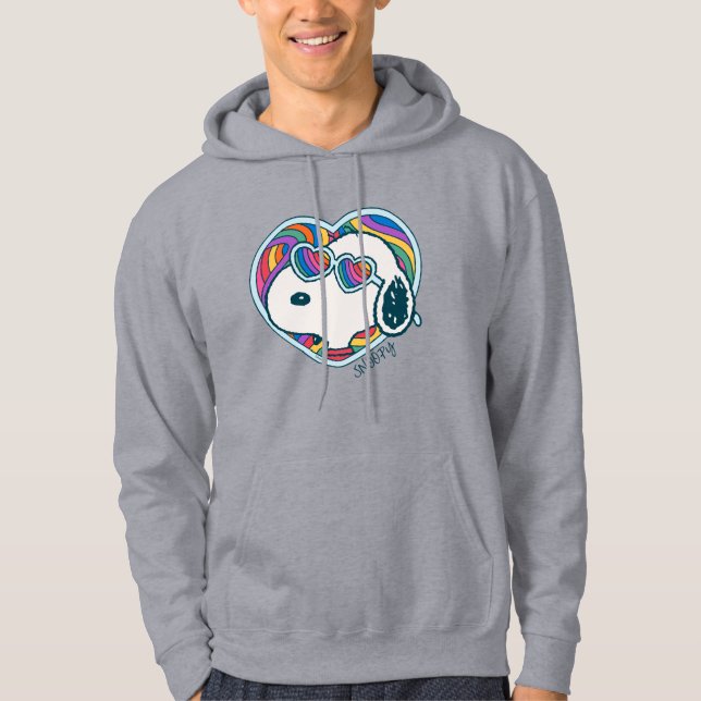 Erdnüsse | Snoopy Herzrasen Hoodie (Vorderseite)