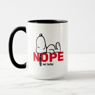 Erdnüsse   Snoopy heute nicht Tasse