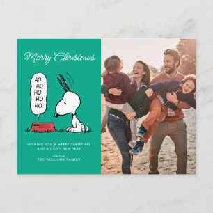 Erdnüsse   Snoopy Ho Ho Ho Food Disc Feiertagspostkarte