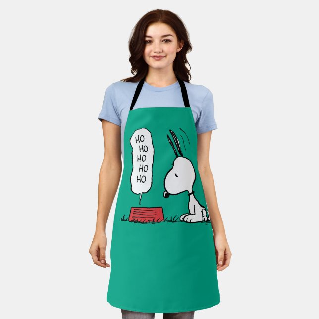 Erdnüsse | Snoopy Ho Ho Ho Food Disc Schürze (Getragen)
