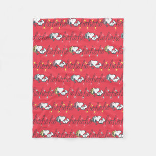 Erdnüsse   Snoopy Holiday Ho Ho Ho Holiday Fleecedecke