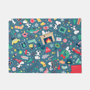 Erdnüsse Snoopy Holiday Pattern Fußmatte