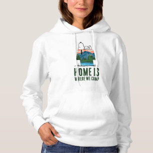Erdnüsse Snoopy Hund Sonnenuntergang Ansicht Hoodie