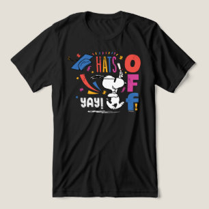 Erdnüsse Snoopy Hut Ab Für Dich Abschluss Gratulie Tri-Blend Shirt