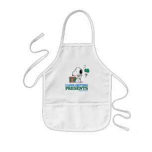 Erdnüsse Snoopy I Liebe Anbringen von Geschenken Kinderschürze