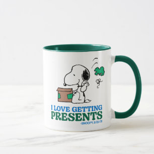 Erdnüsse   Snoopy I Liebe Anbringen von Geschenken Tasse
