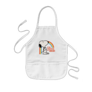 Erdnüsse Snoopy Ich bin stolz auf mich Kinderschürze