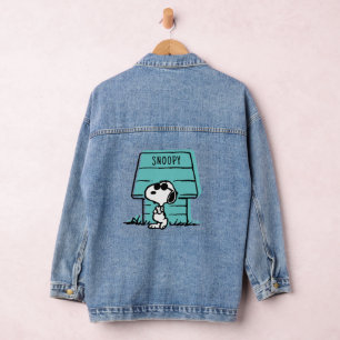 Erdnüsse   Snoopy ist real Jeansjacke