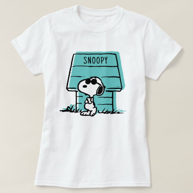 Erdnüsse | Snoopy ist real T-Shirt (Design vorne)
