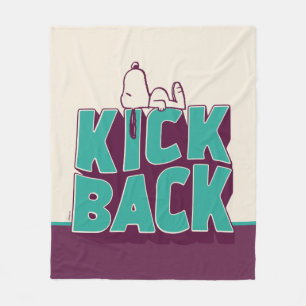Erdnüsse   Snoopy Kickback Fleecedecke