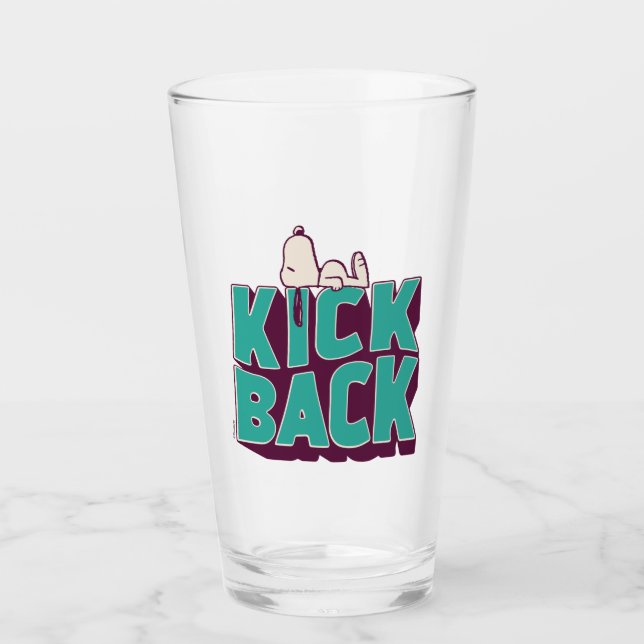 Erdnüsse | Snoopy Kickback Glas (Vorderseite)
