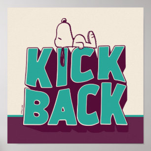 Erdnüsse   Snoopy Kickback Poster