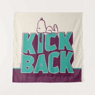 Erdnüsse Snoopy Kickback Wandteppich