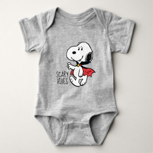 Erdnüsse Snoopy Lächeln Vampire Baby Strampler