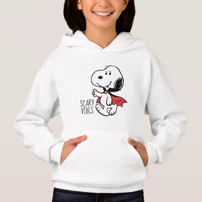 Erdnüsse | Snoopy Lächeln Vampire Hoodie (Vorderseite)