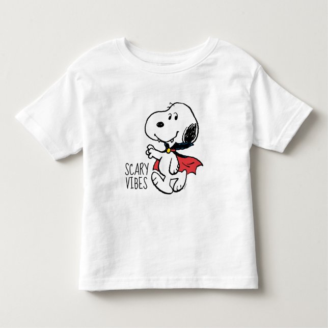 Erdnüsse | Snoopy Lächeln Vampire Kleinkind T-shirt (Vorderseite)