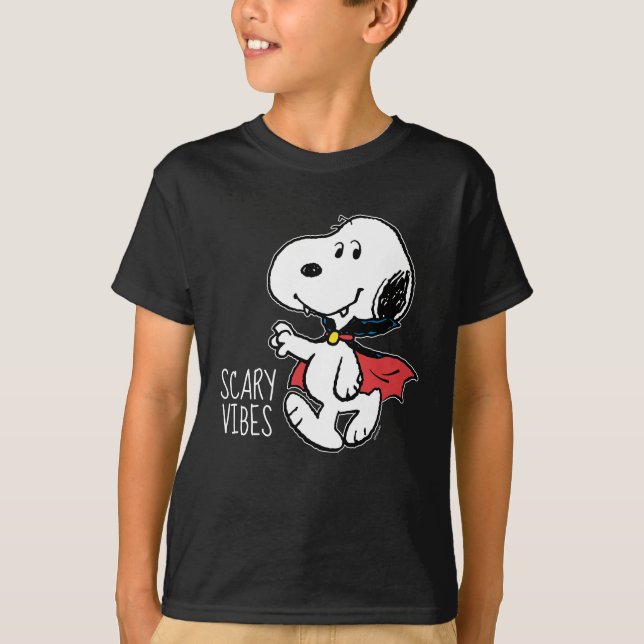 Erdnüsse | Snoopy Lächeln Vampire T-Shirt (Vorderseite)