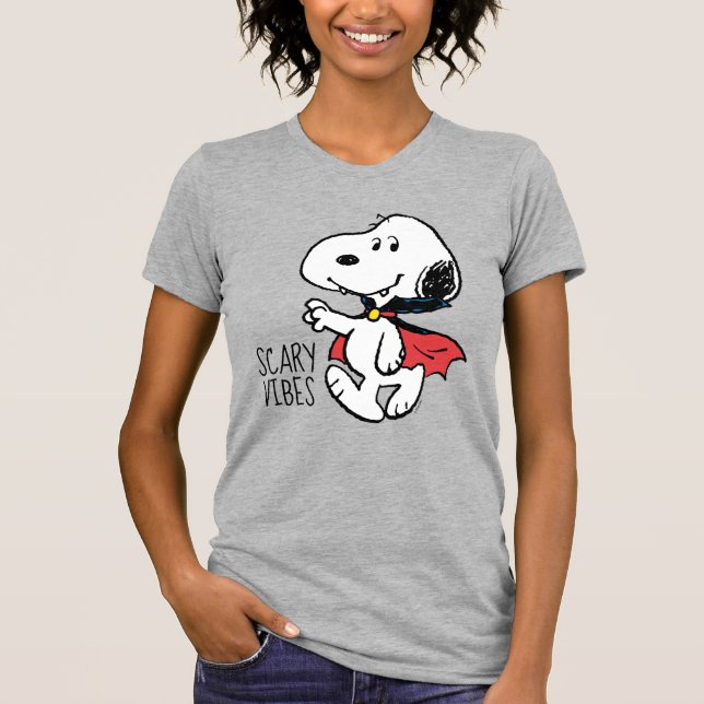 Erdnüsse | Snoopy Lächeln Vampire T-Shirt (Vorderseite)