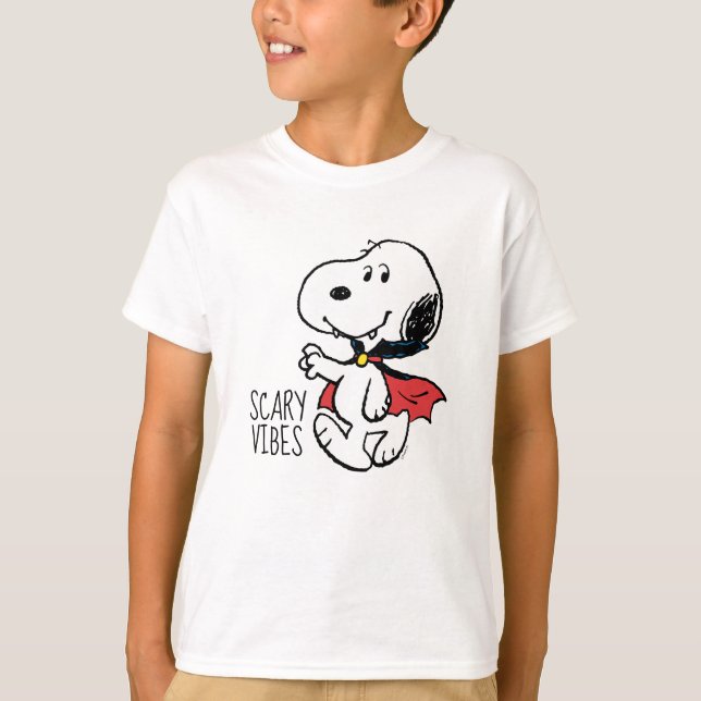 Erdnüsse | Snoopy Lächeln Vampire T-Shirt (Vorderseite)